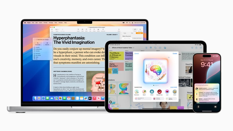 Apple presenta Apple Intelligence. IA creada por Apple